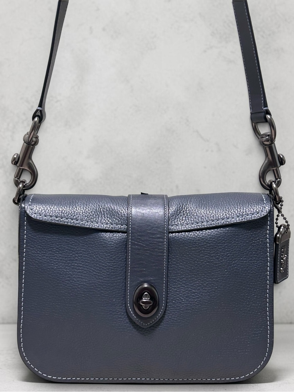 COACH 1941 Page 27 Pebble and Smooth Glovetanned Leather w/Contrast Stitching